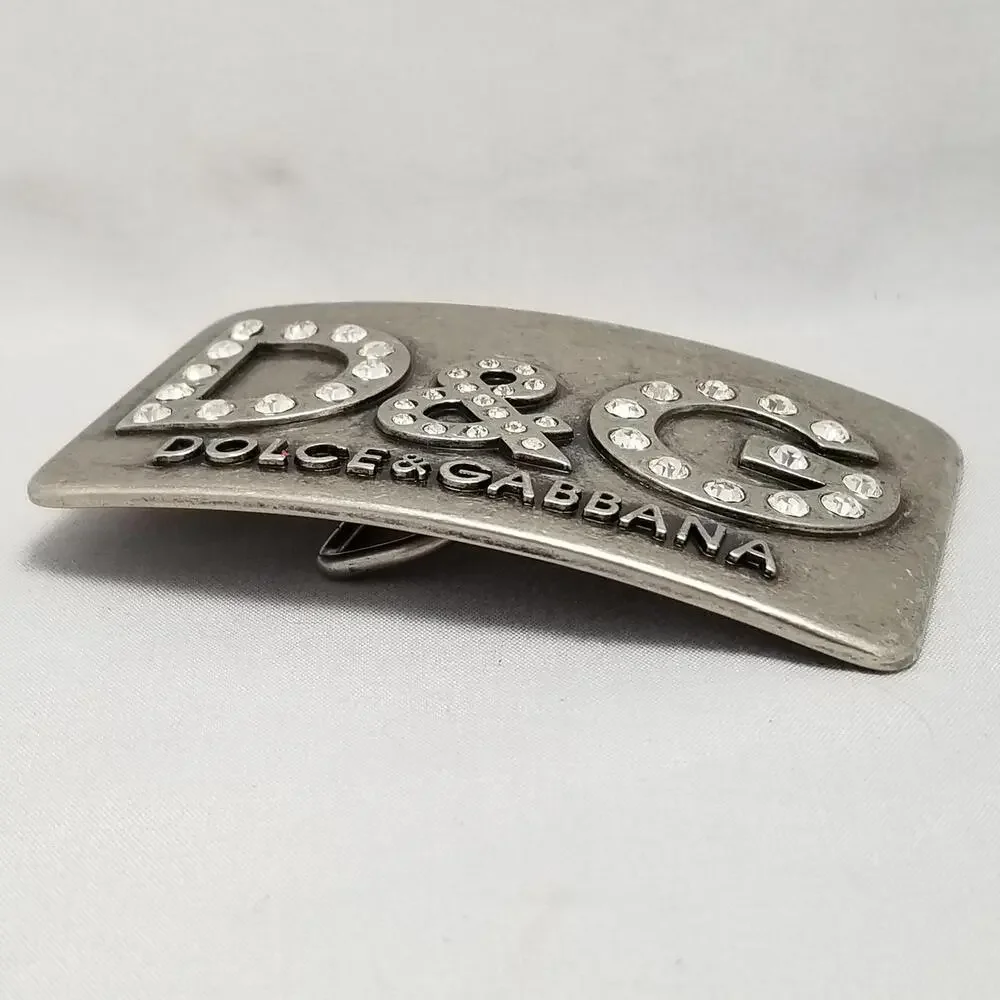 Vintage Belt Buckle Women's Luxury White Rhinestones Bling - Picture 6 of 9